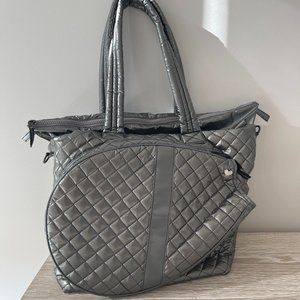 Oliver Thomas Kitchen Sink Tennis Tote - Gunmetal Gray